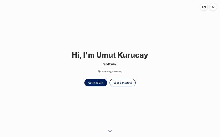 Screenshot of umutkurucay.com