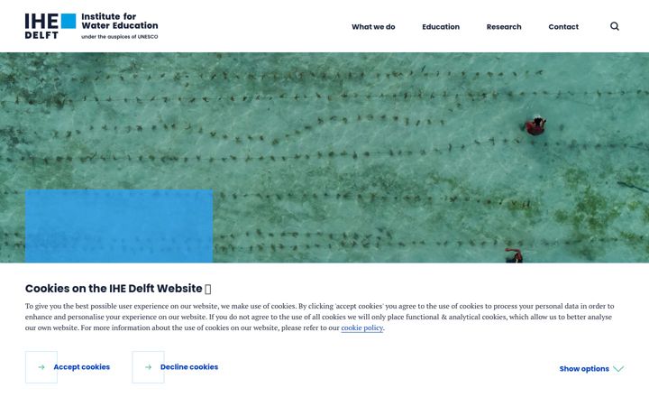 Screenshot of un-ihe.org