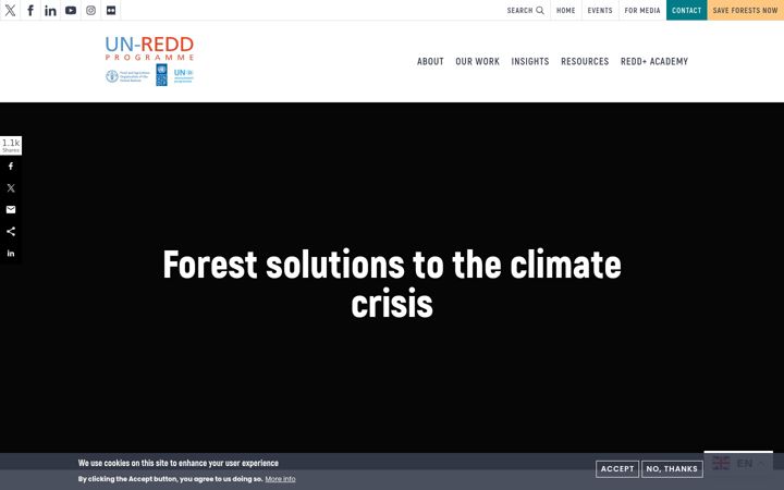 Screenshot of un-redd.org
