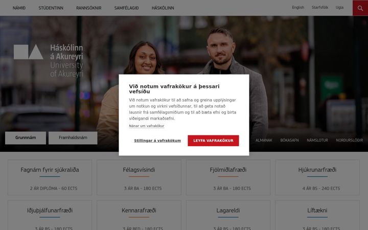 Screenshot of unak.is