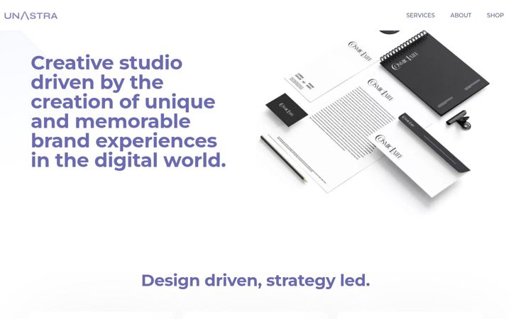 Screenshot of unastra.com