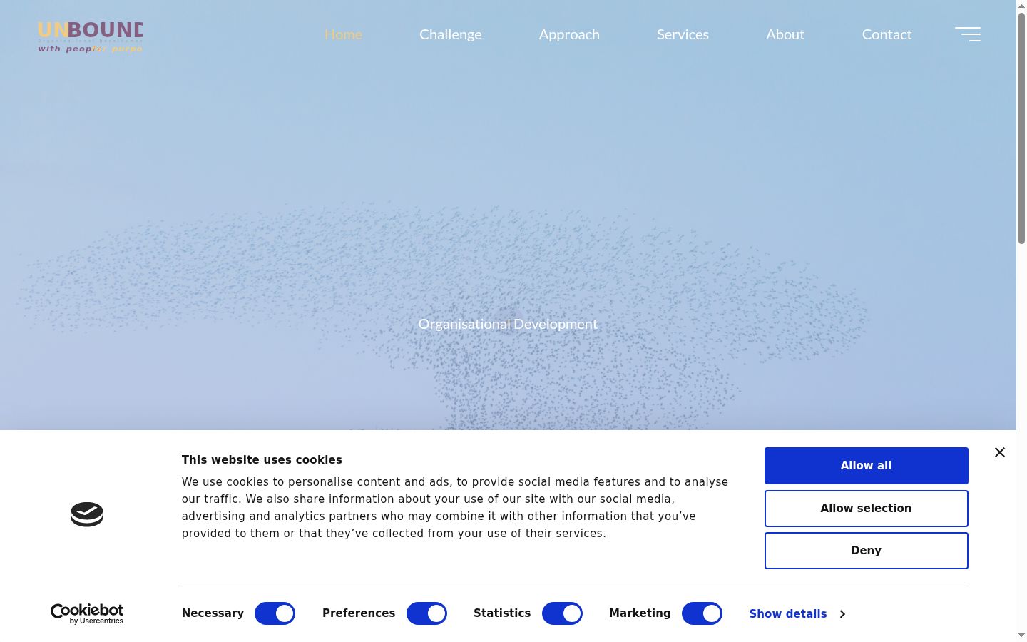 Screenshot tal-banner tal-kunsens muri qabel kwalunkwe interazzjoni