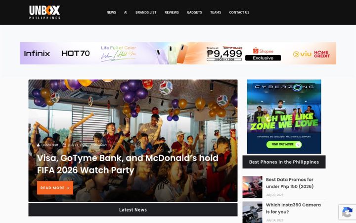 Screenshot of unbox.ph