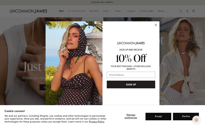 Zrzut ekranu uncommonjames.com