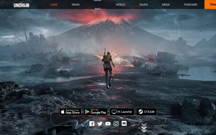 Screenshot of undawn.game