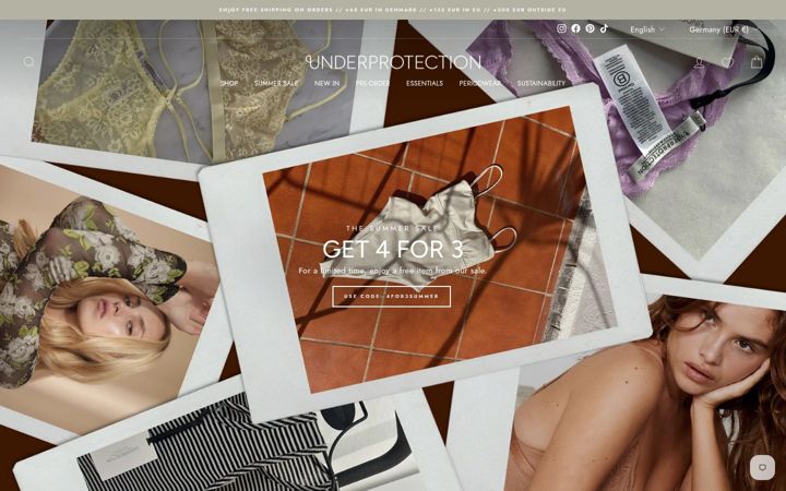 Screenshot of underprotection.co.uk