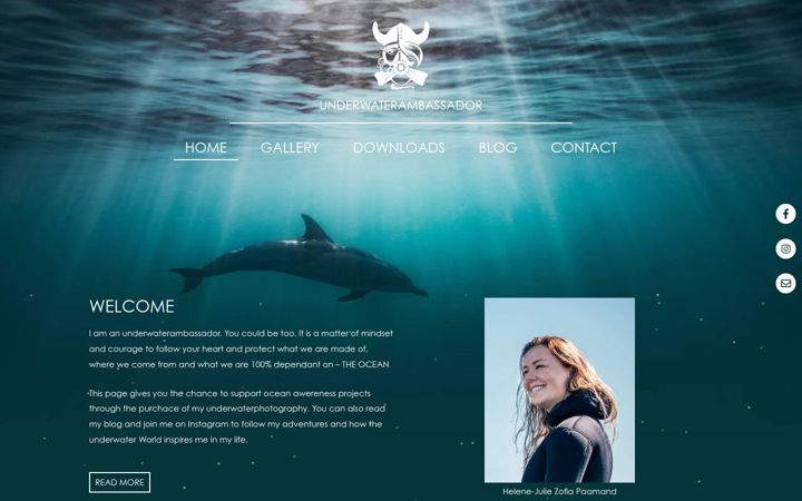 Screenshot von underwaterambassador.com