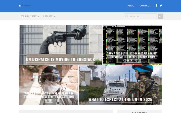 Screenshot of undispatch.com