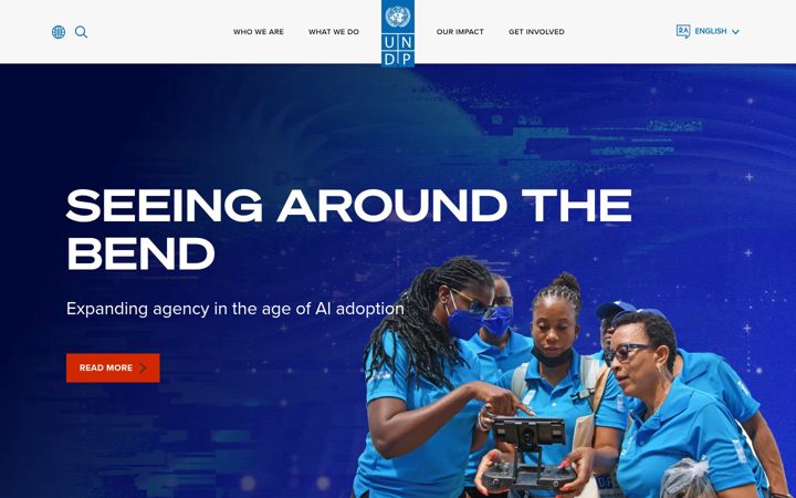 Screenshot ta' undp.org