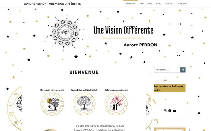 Screenshot of unevisiondifferente.com