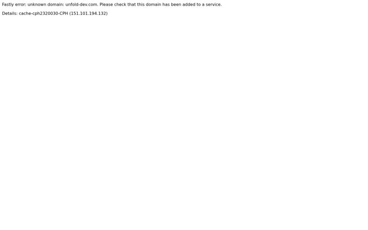 Screenshot of unfold-dev.com