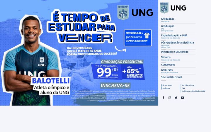 Screenshot of ung.br