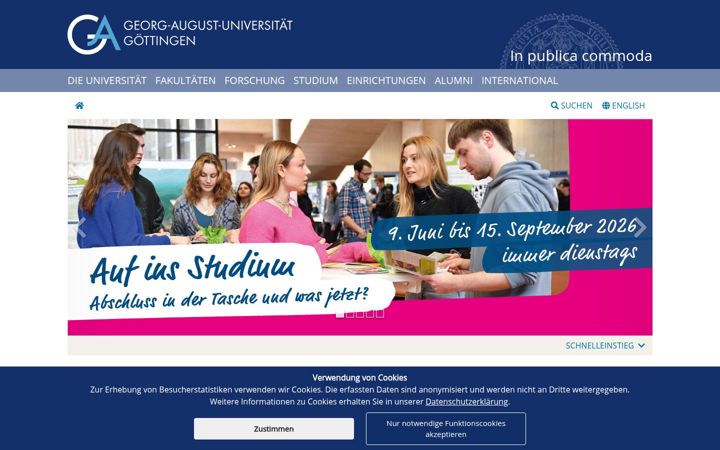 Skjámynd af uni-goettingen.de