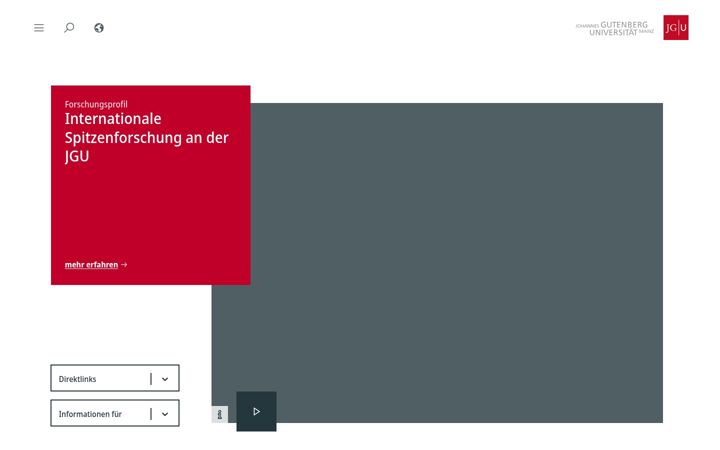Snimka zaslona za uni-mainz.de