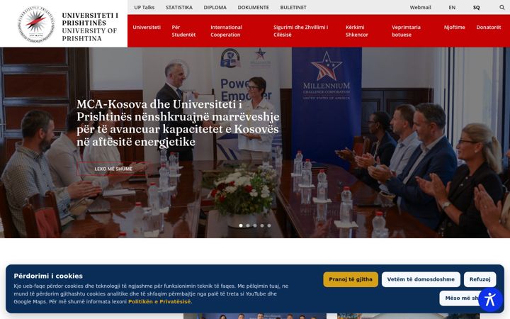 Screenshot of uni-pr.edu