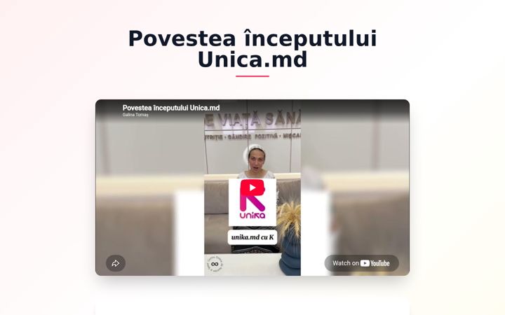 Screenshot of unica.md