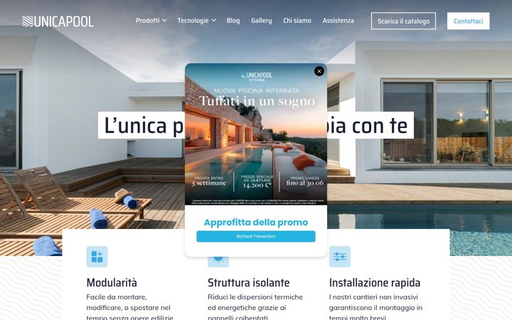 Képernyőkép: unicapool.it