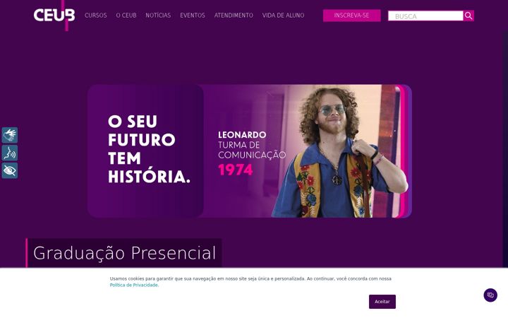 Screenshot of uniceub.br
