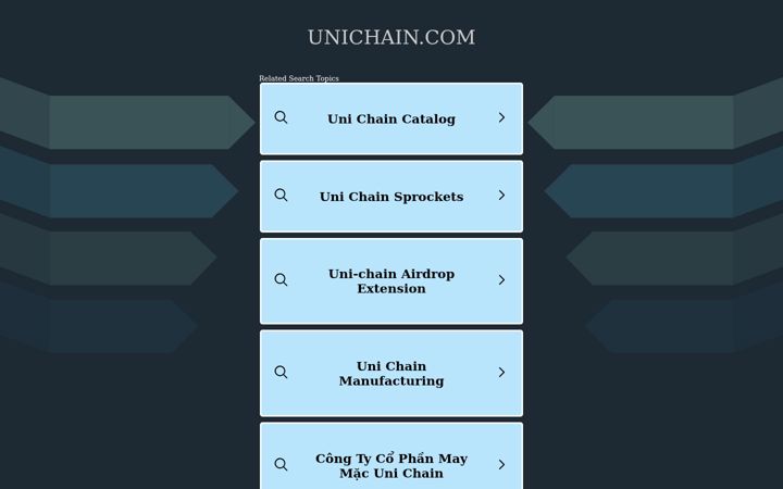 Screenshot of unichain.com