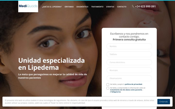 Skærmbillede af unidad-lipedema.com
