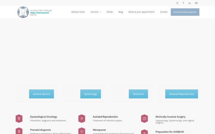 Screenshot von unidaddelamujer.es