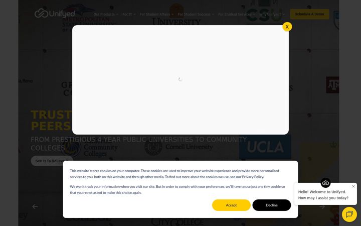 Captura de pantalla de unifyed.com