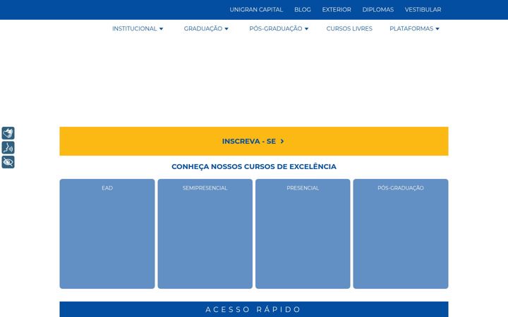 Screenshot of unigran.br