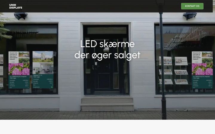 Screenshot of unikdisplays.com