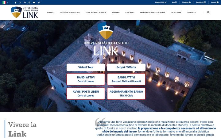 Ekraanipilt saidist unilink.it