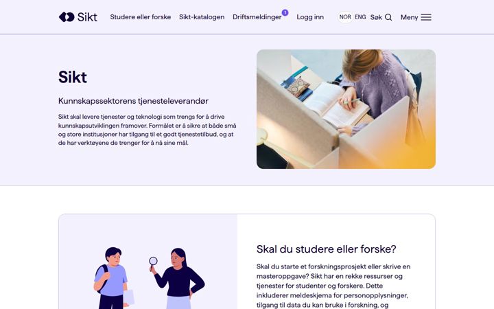 Skærmbillede af uninett.no