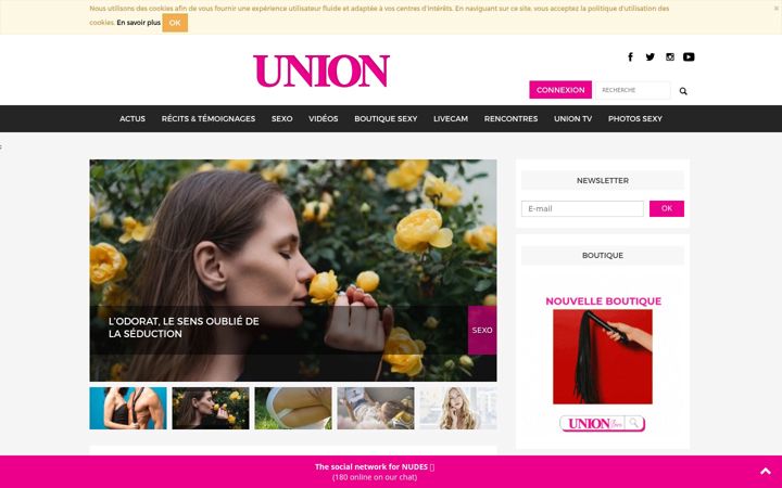 Screenshot of union.fr