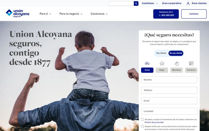 Skærmbillede af unionalcoyana.biz