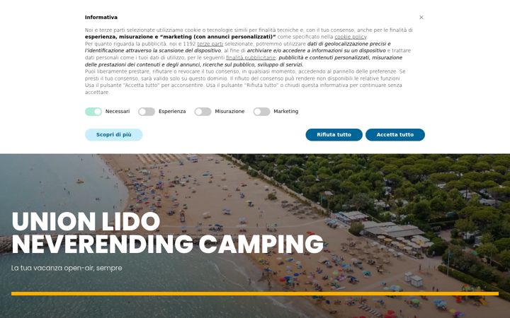 Screenshot of unionlido.com