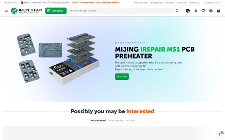 Screenshot of unionrepair.com