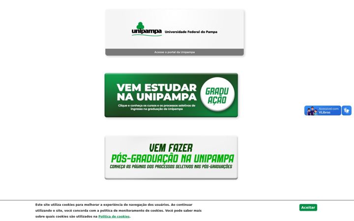 Screenshot of unipampa.edu.br