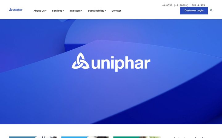 Screenshot di uniphar.ie