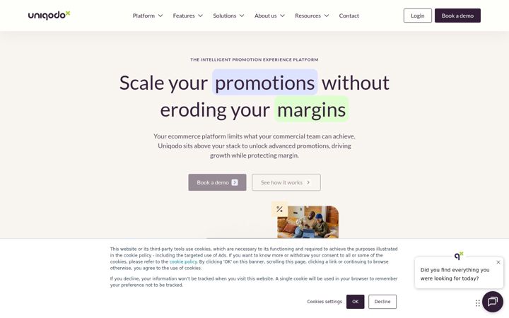 Screenshot of uniqodo.com