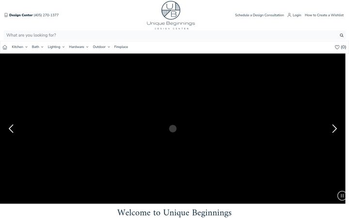 Screenshot von uniquebeginnings.com