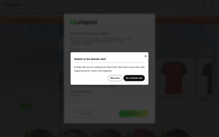 Screenshot of unisportstore.com
