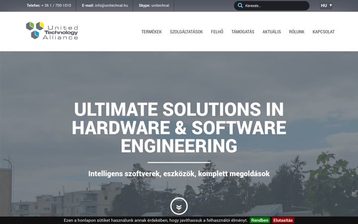 Screenshot of unitechnal.cloud
