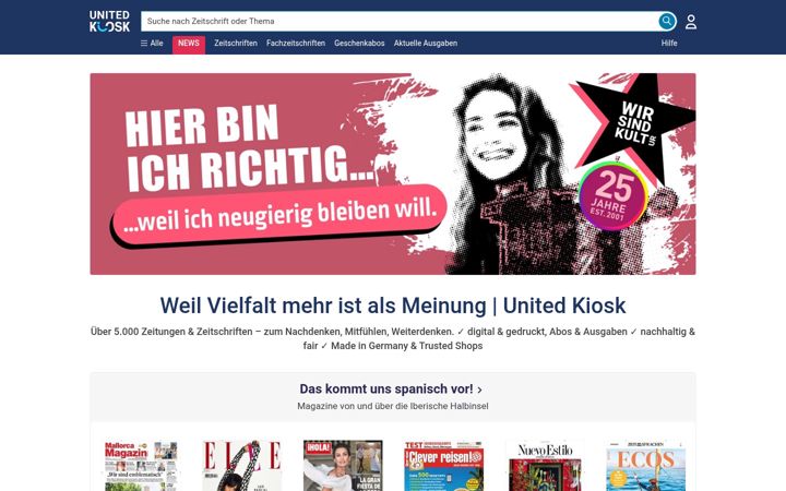 Screenshot of united-kiosk.de