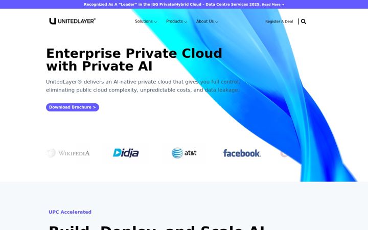Screenshot of unitedlayer.com