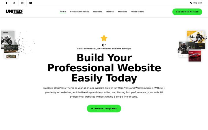 Screenshot of unitedthemes.com