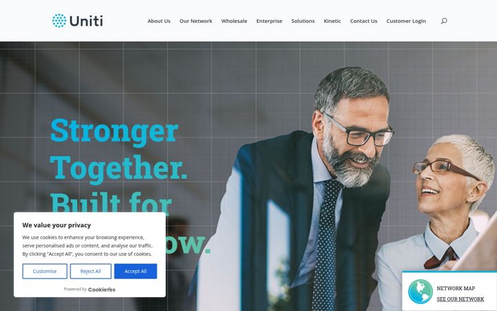 Posnetek zaslona uniti.com