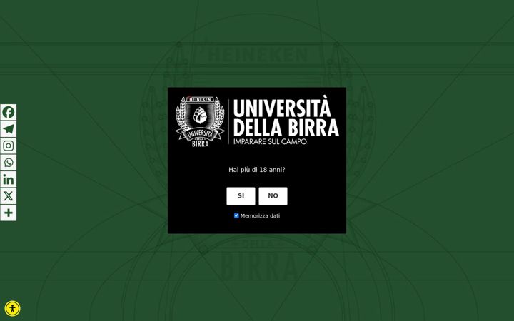 Screenshot ta' universitadellabirra.it
