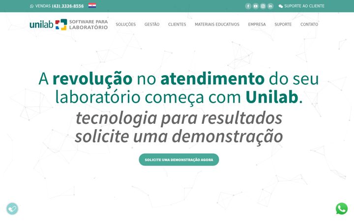 Screenshot of uniware.com.br