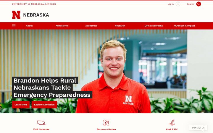 Ekraanipilt saidist unl.edu
