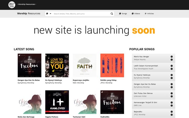 Screenshot of unlimitedworship.org