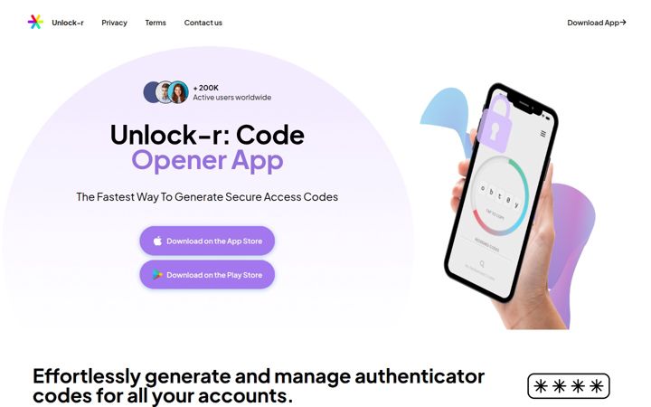 Screenshot of unlockr.app