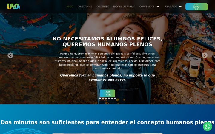 Screenshot of unoi.com.mx